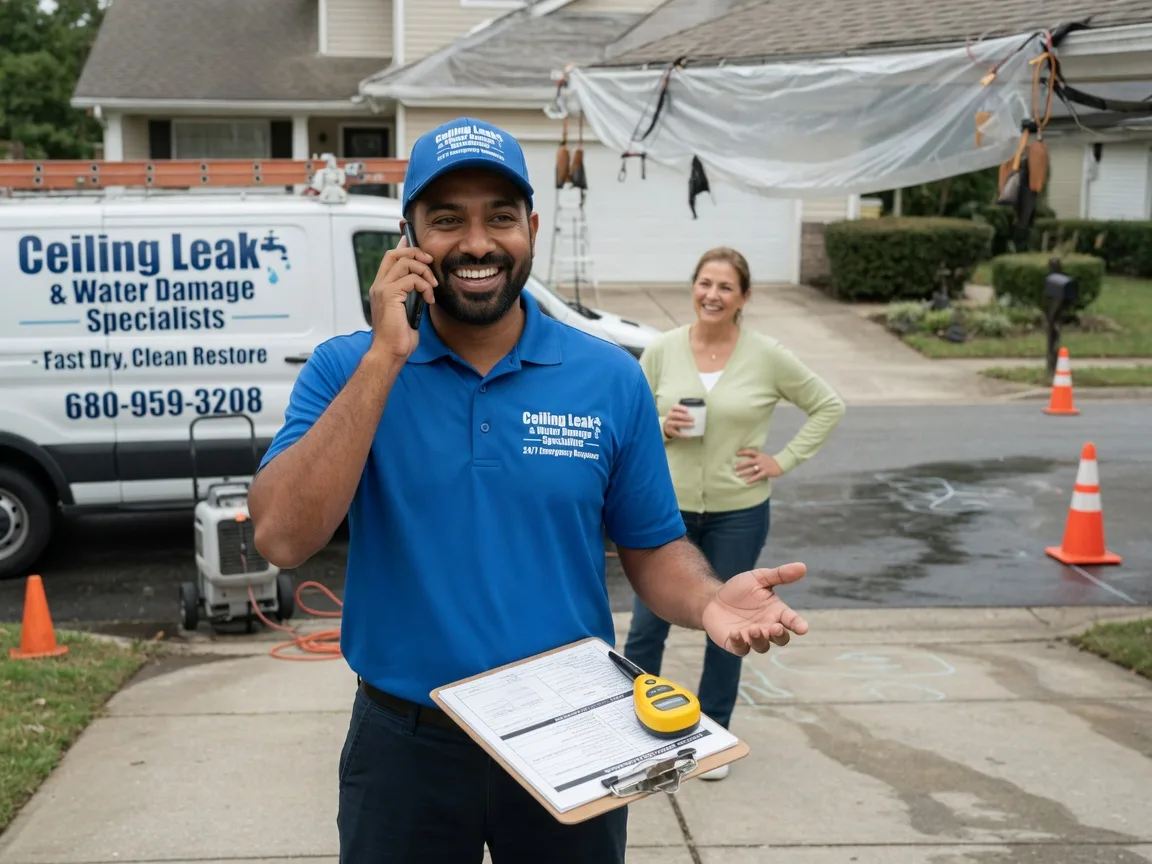 Ceiling Leak Cleanup Trout Lake, WA FAQs